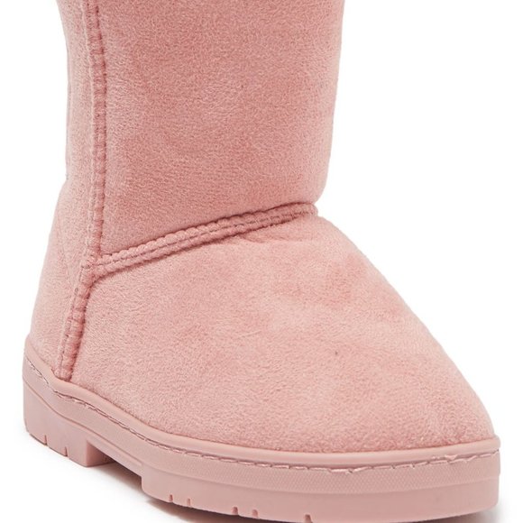 BEBE MICROSUEDE FAUX FUR LINED WINTER KIDS BOOT SIZE 3 NWT ❤ - Picture 8 of 8